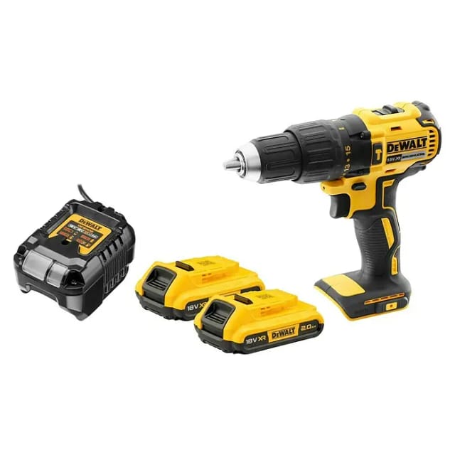 Dewalt 18V XR Brushless Compact Drill Driver - 2 x 2Ah
