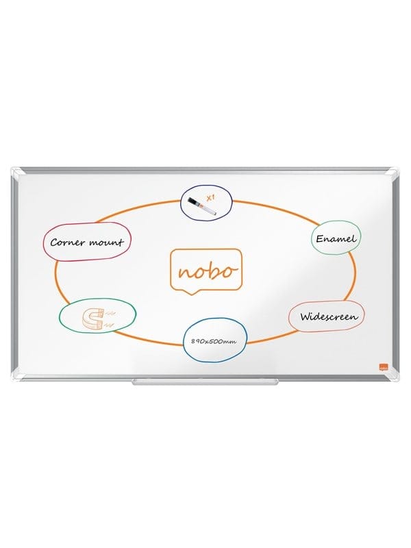 Nobo Premium Plus Whiteboard Emaille Widescreen 40