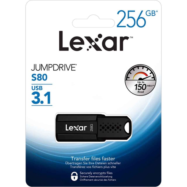 Lexar JumpDrive S80 - 256GB - USB-Stick