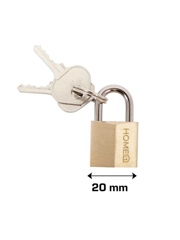 Home>it Padlock brass - 20mm