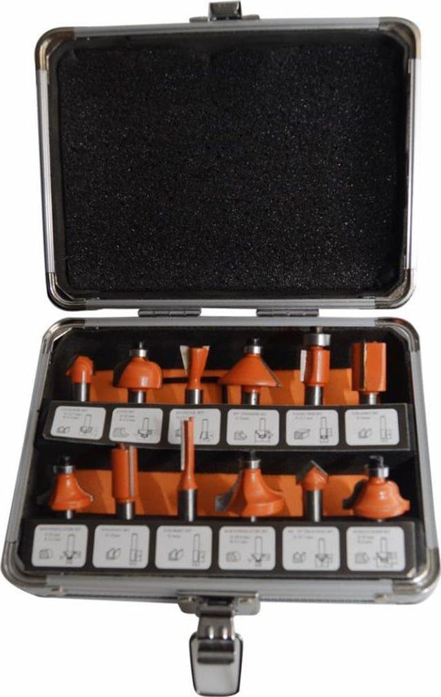 Boxer Router Cutter Set 12 pcs.