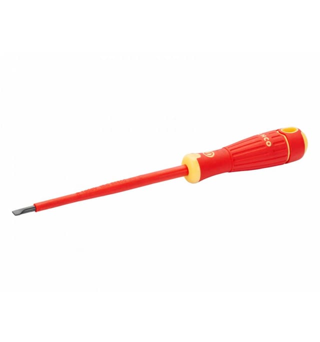 BAHCO Insulated slotted screwdriver b196.025.075