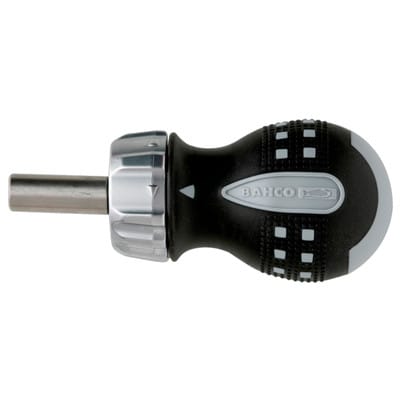 BAHCO Stubby ratcheting screwdr