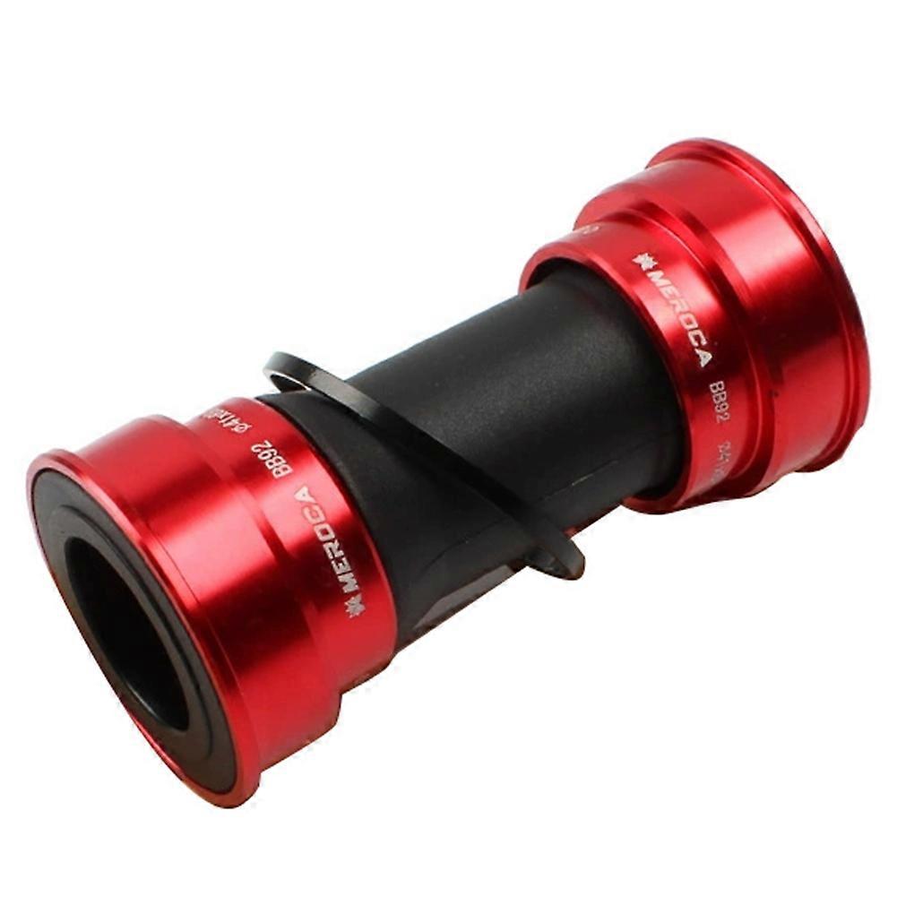 Meroca Bb92 Mtb Press Fit Innenlager, 41x89,5-92 Mm Gewinde, Kompatibel Mit Pf92, Bb86, Bb90, Bb72, Sm Und Bb71 (24 Mm) Kurbelgarnituren, Rot.
