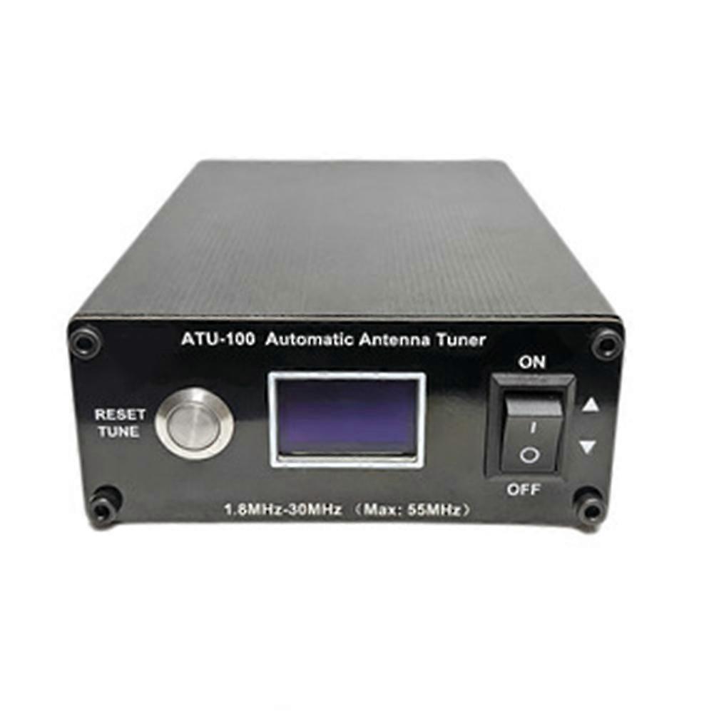 Automatischer Antennentuner Atu-100 Mit 0,96-zoll-oled-display, Kurzwellenradio, Amateurfunk, Verbesserte Version Für Die Kfz-montage Mit 12-v-netzteil