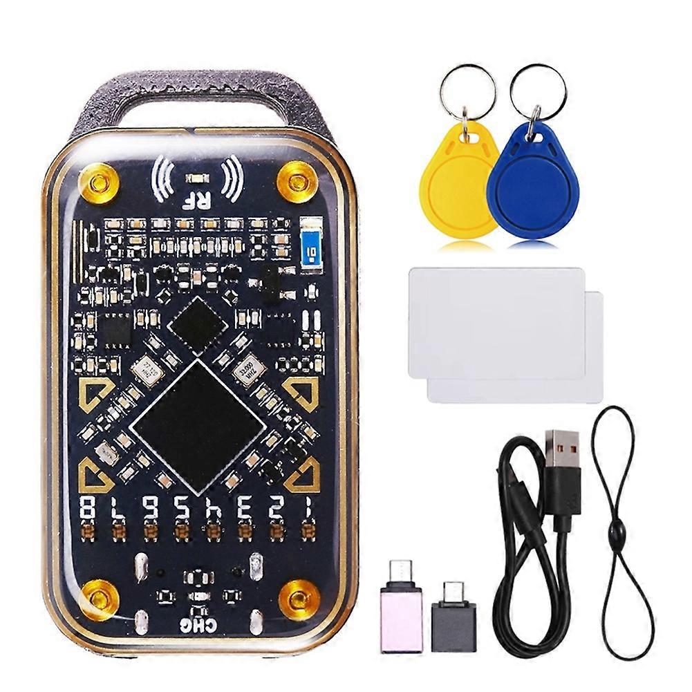 Chameleon Ultra Rfid-chip-lesegerät, Nfc-smartcard-emulator + 2 Cuid-schlüsselanhänger/ausweiskarten, Smartcard-dekodierung