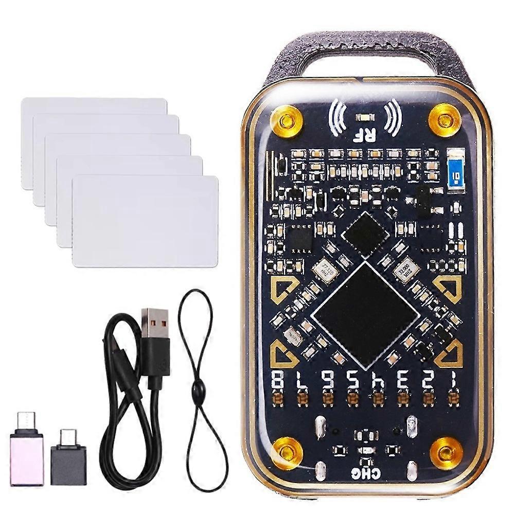 Chameleon Ultra Rfid Smartcard-emulator, Chipkartenleser, Nfc-duplikator + 5 Uid-karten, 125 Khz/13,56 Mhz Id-smartcard-dekodierung