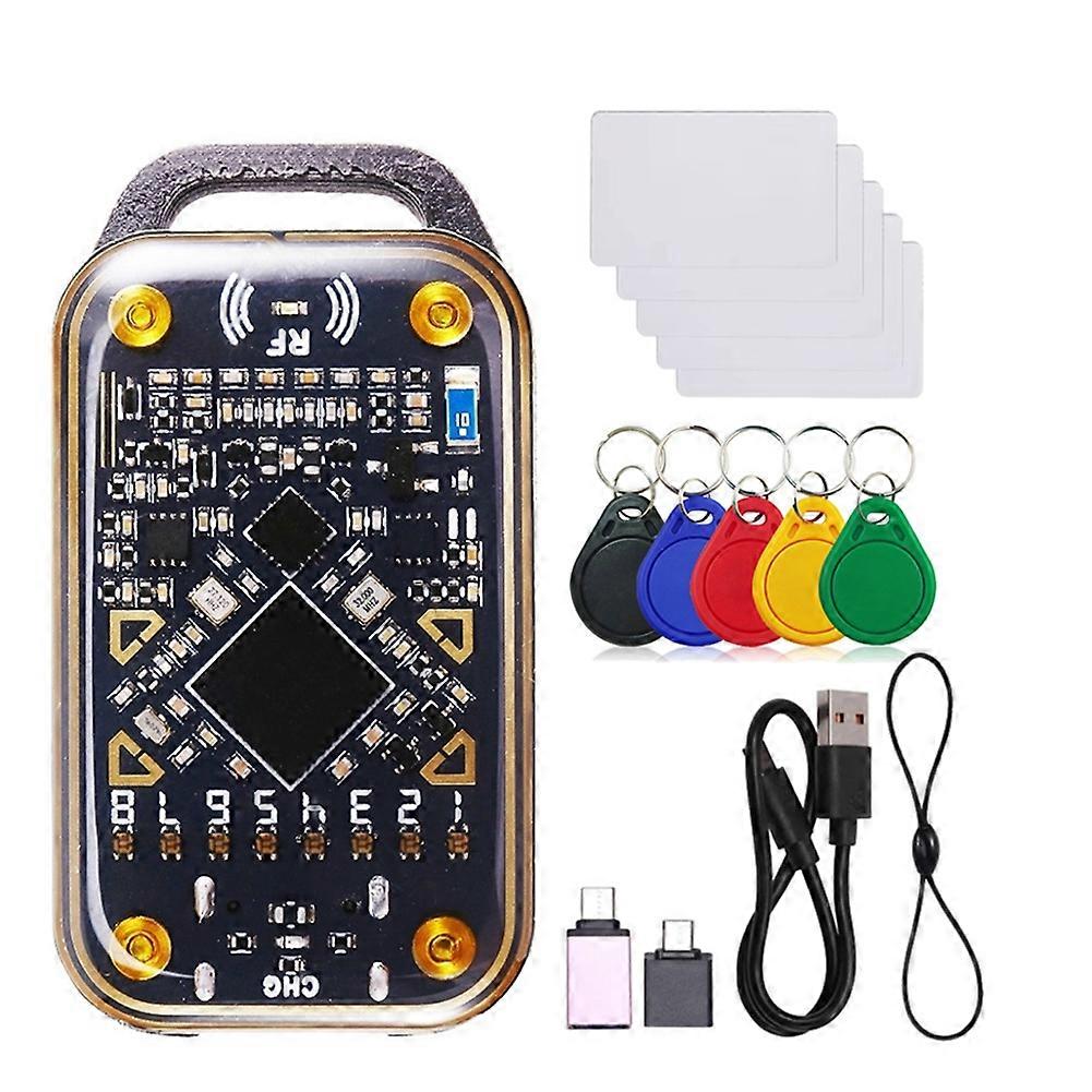 Chameleon Ultra Rfid-chip-lesegerät, Smartcard-emulator, Nfc-duplikator, Ic-id-karten-dekodierung + 5xuid-schlüsselanhänger/karte