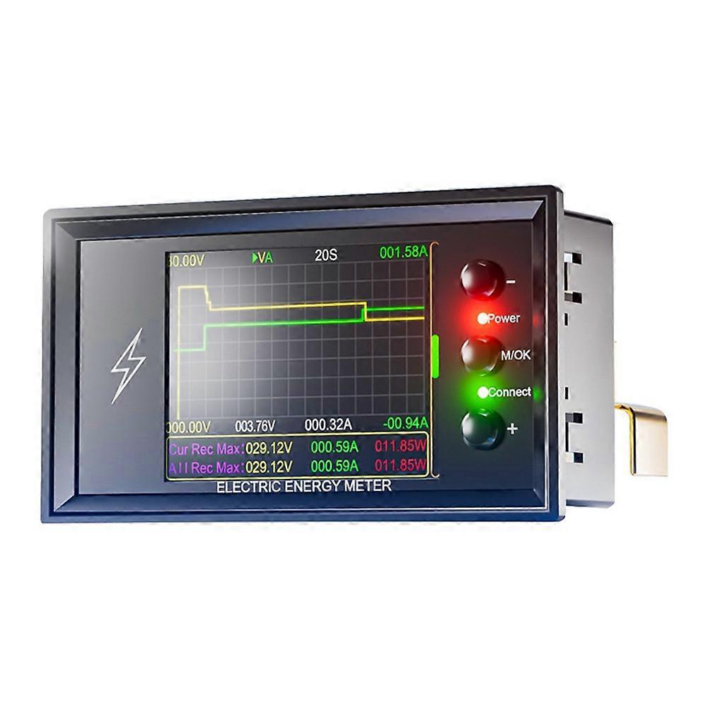 2-in-1 Dc 0-420v 200a Batterie-/netzteiltester Mit Wlan Und Digitalanzeige. Strom-, Spannungs- Und Leistungstester.