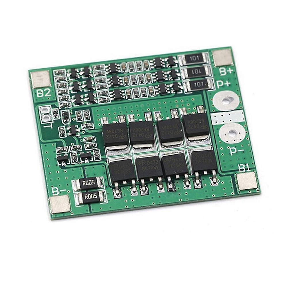 Schutzplatine Für 3s 25a Lithium-ionen-akkuladegerät, 18650 12v Batteriemanagementplatine (bms) Mit Balancer Für Lithium-ionen-akkus