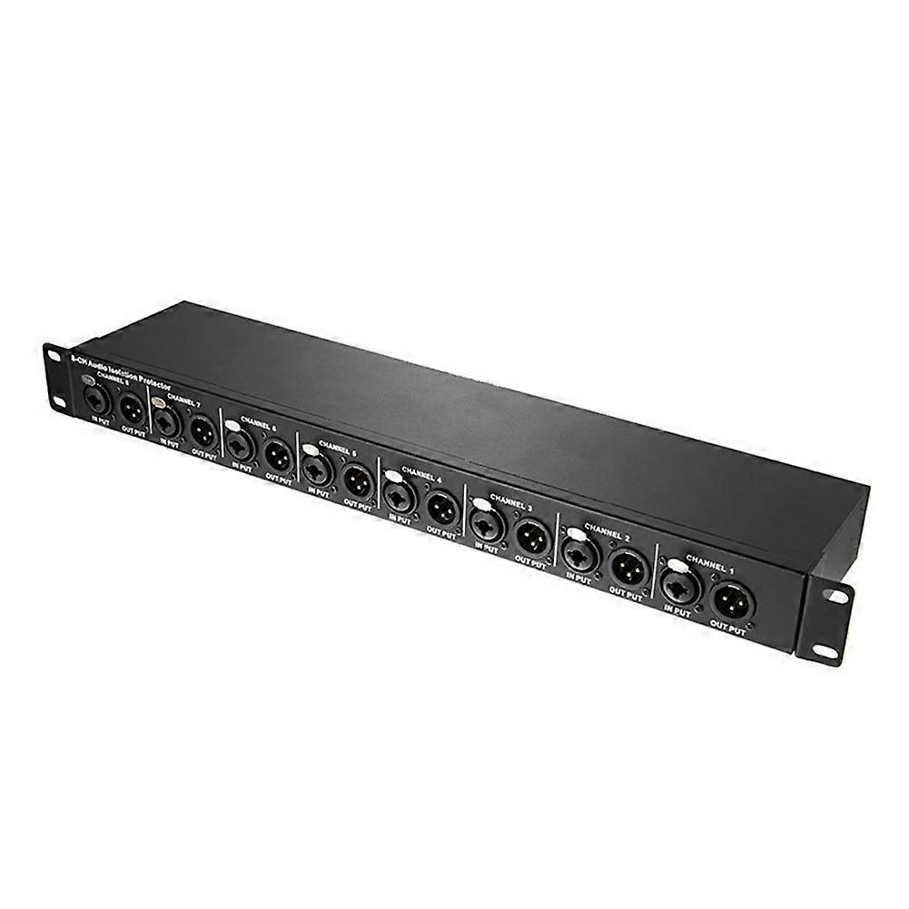 T8 8-kanal Multifunktions-audioisolator, 1u Rackformat, Xlr, 6,35 Mm Klinkenbuchse, Eliminiert Parasitäre Ströme.