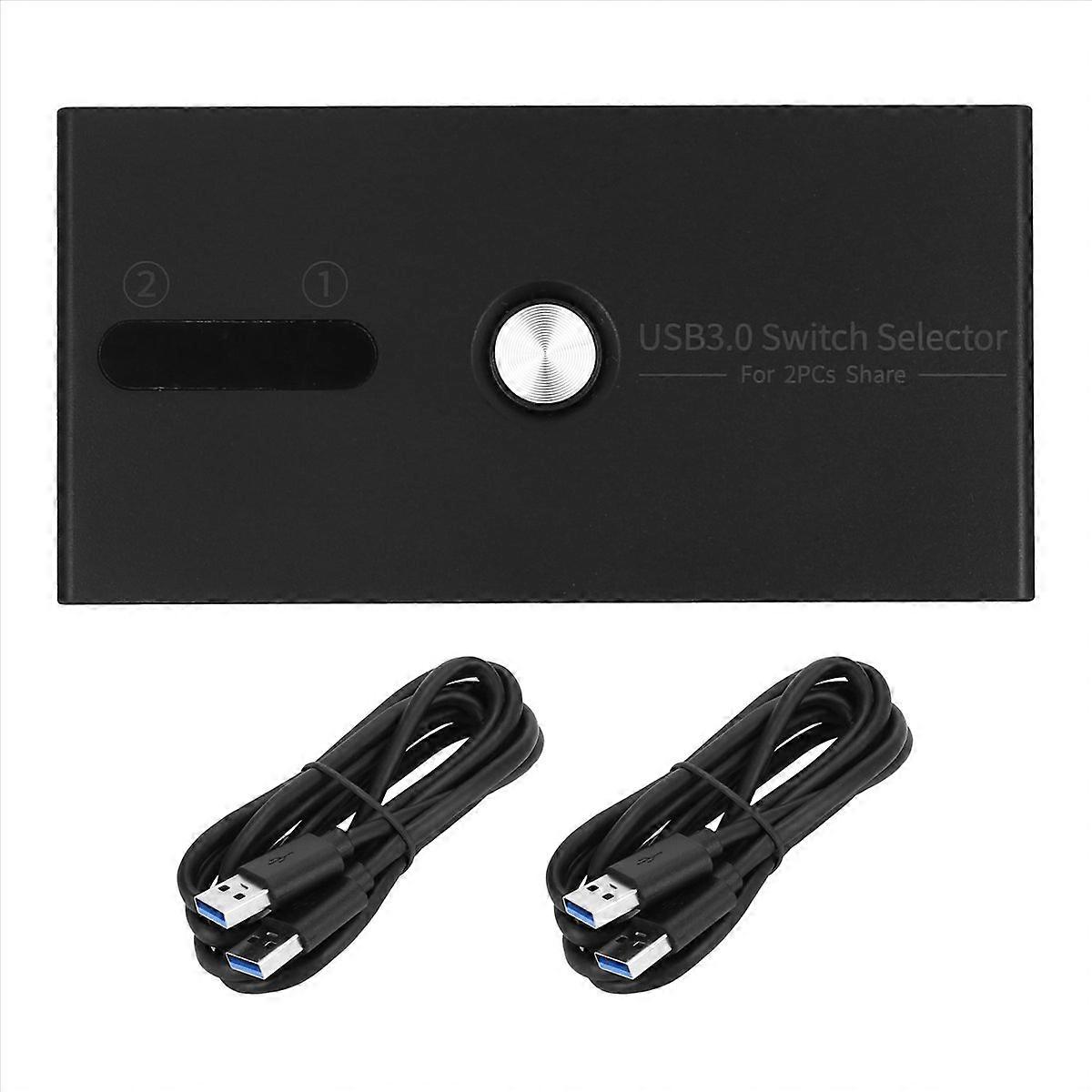 Usb 3.0-switch Mit 2 Eingängen Und 4 Ausgängen, Kvm-dockingstation, Druckerfreigabe, Monitor