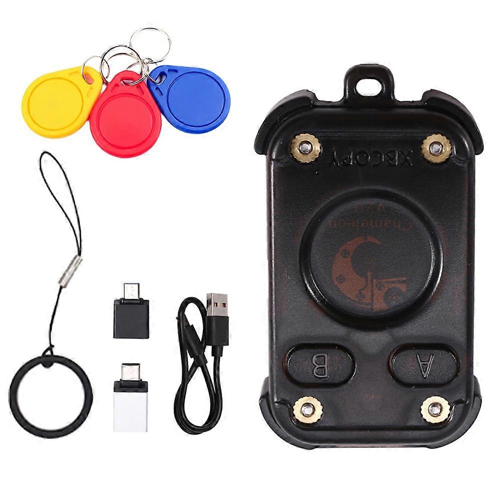 Chameleon V2.0 Rfid-chip-lesegerät, Emulator, Nfc-duplikator + 3xuid-schlüsselanhänger, 125k-kartendekodierung, 13,56 Mhz, Chameleon Ultra