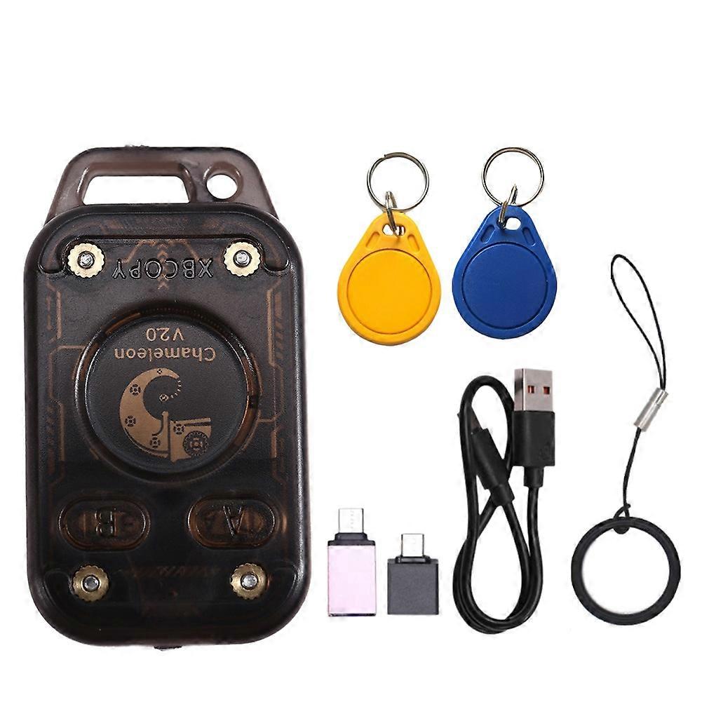 Chameleon V2.0 Rfid-chip-lesegerät, Emulator, Nfc-duplikator, Chameleon Ultra+2xuid, Schlüsselanhänger, 125k-kartendekodierung, 13,56 Mhz