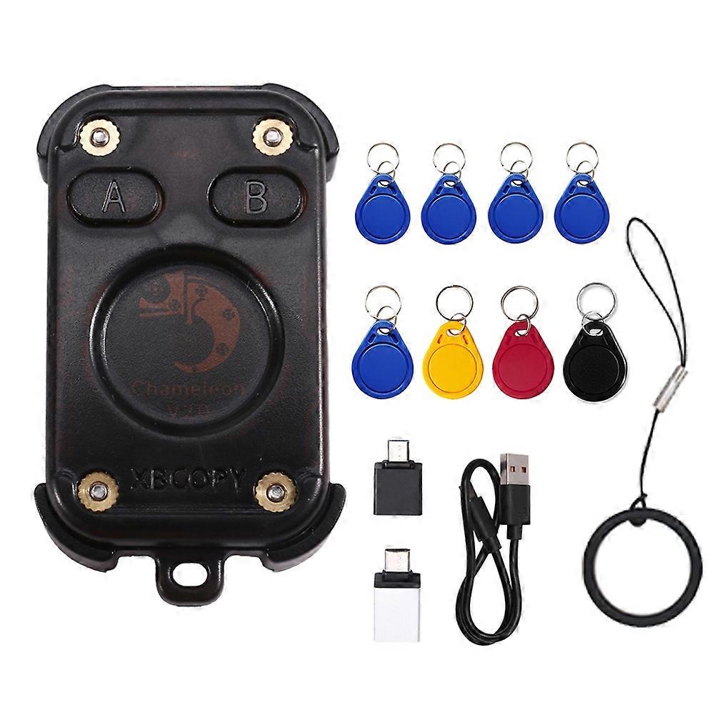 Chameleon V2.0 Rfid-chip-lesegerät, Smartcard-emulator, Duplikator + 4x Cuid/uid, Smartcard-decoder Für Schlüsselanhänger