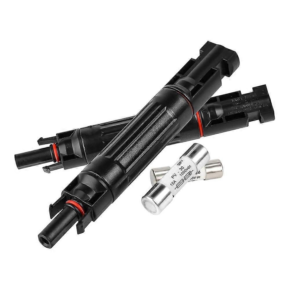 15a 1000v Ip67 Solarsicherung, Inline-solarsicherungshalter, 2 Stück, Stecker Und Buchse Für Photovoltaikmodule