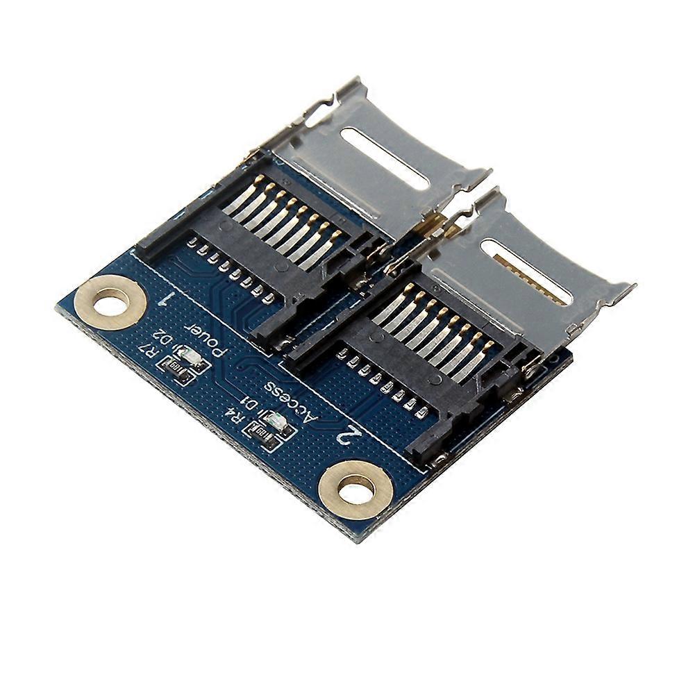 Mini-pci-e-adapter Für 2 Ssd/hdd-laufwerke Für Laptops, Dual-micro-sd-, Sdhc-, Sdxc-tf-speicherkartenleser Auf Mini-pcie