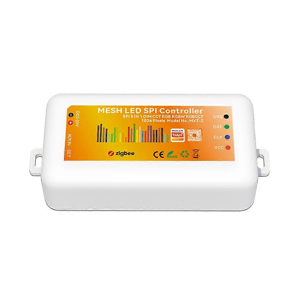 Tuya X7 Farbiger Smart-led-controller, Musiksynchronisation, Soundaktivierung, Mikrofon, Rgb-lichtmodulator, Zigbee