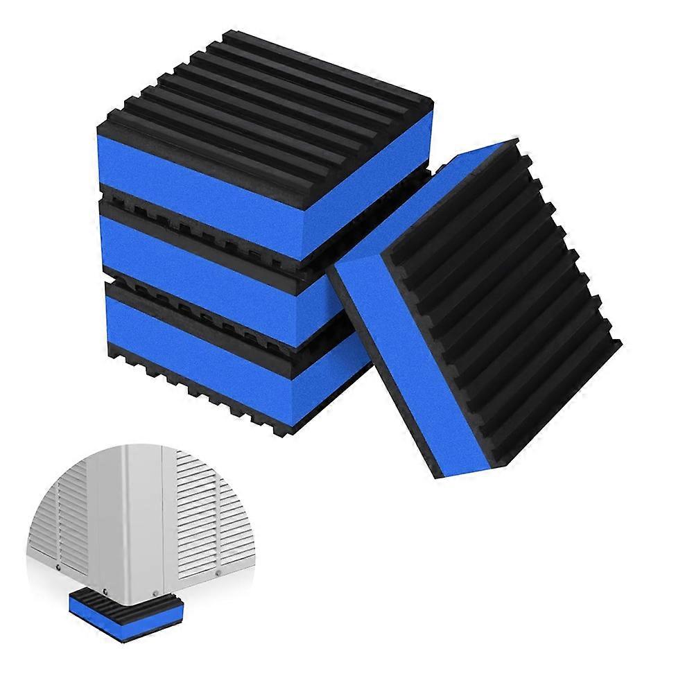 Set Mit 4 Antivibrationspads Für Waschmaschinen, 5 X 5 Cm, 2,2 Cm Dick, Aus Eva, Für Optimale Schalldämmung Und Vibrationsdämpfung.