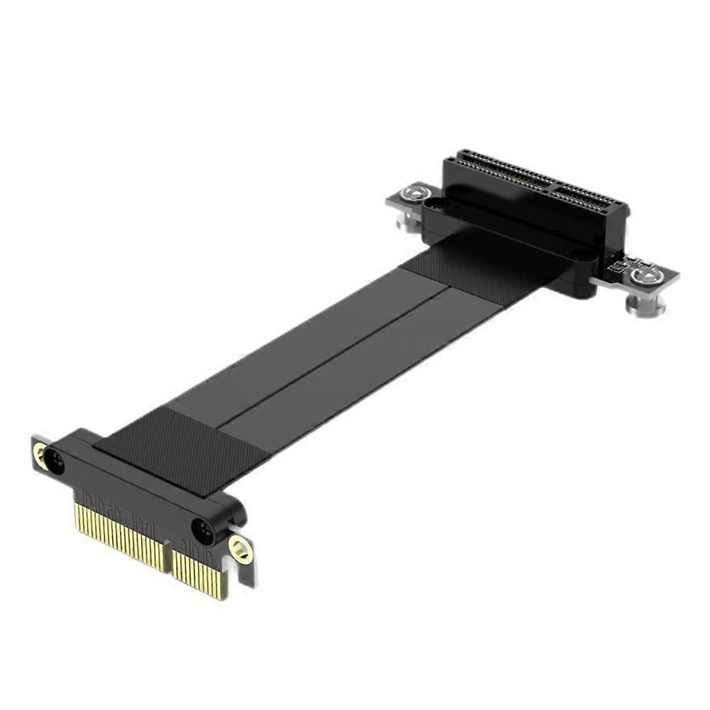 Pci-e 4x Erweiterungskarte Mit 90°-adapter Für Servergehäuse, 180-90° Winkel-erweiterungskarte