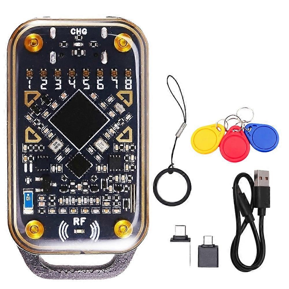 Chameleon Ultra Smartcard-emulator, Rfid-chip-lesegerät + 3xcuid-schlüsselanhänger, 125 Khz 13,56 Mhz Kartendekodierung, Nfc-duplikator