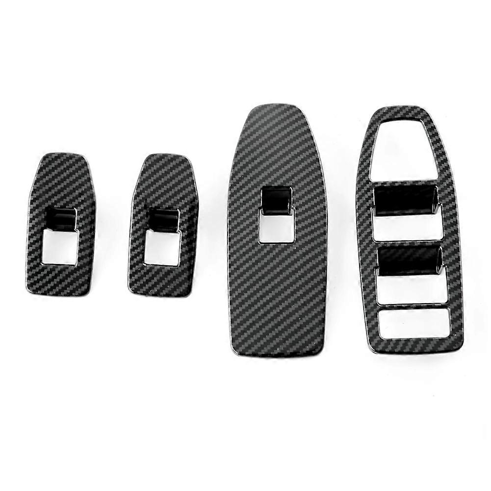 Zubehör Für Bmw X1 U11 2023-2024: Fensterheberknöpfe, Rahmen, Abdeckung, Aufkleber, Abs-kohlefaser-imitation.
