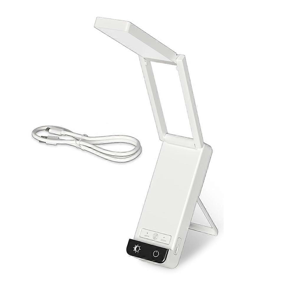 Wiederaufladbare Schreibtischlampe, 6000 Mah Akku, Kabellos, Ideal Zum Lesen, Mini-falt- Und Tragbare Lampe.