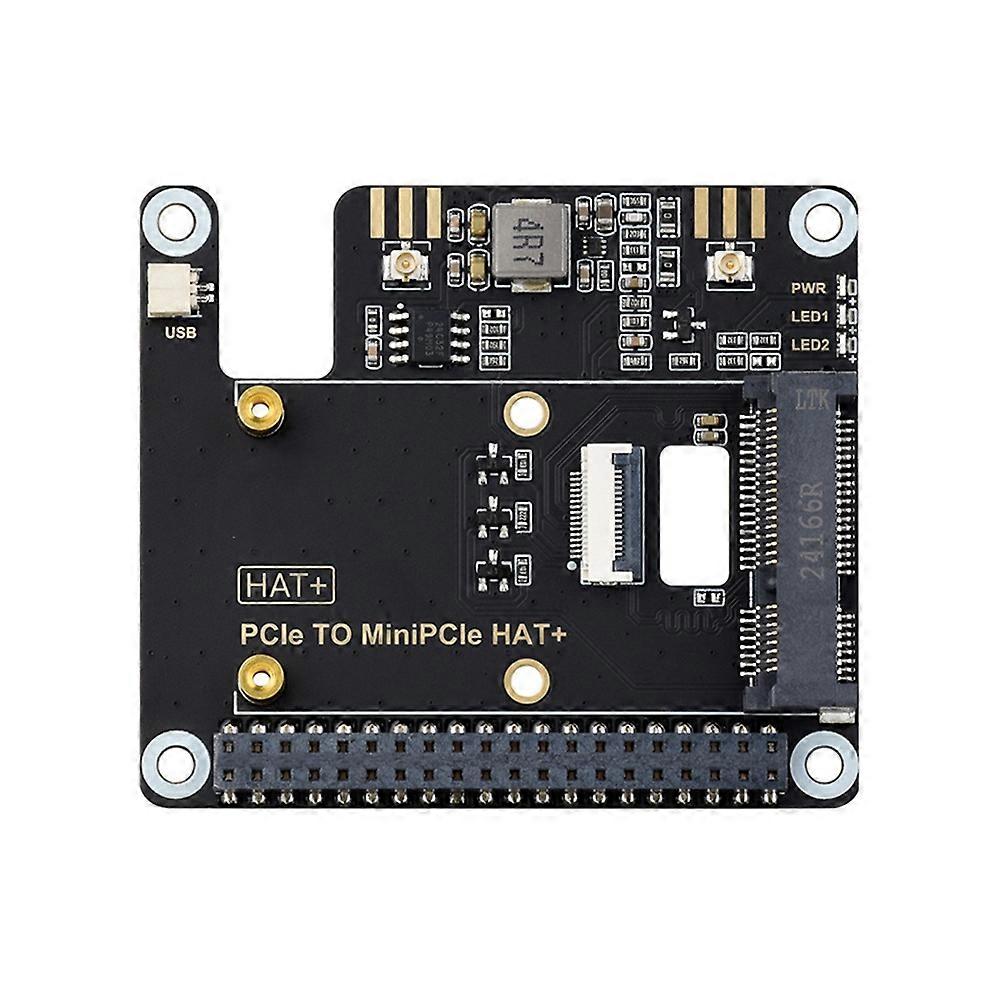 Pcie-zu-minipcie-adapterkarte Für Raspberry Pi 5, Kompatibel Mit Minipcie-wlan-karten Und Unterstützt Usb Und Bluetooth.