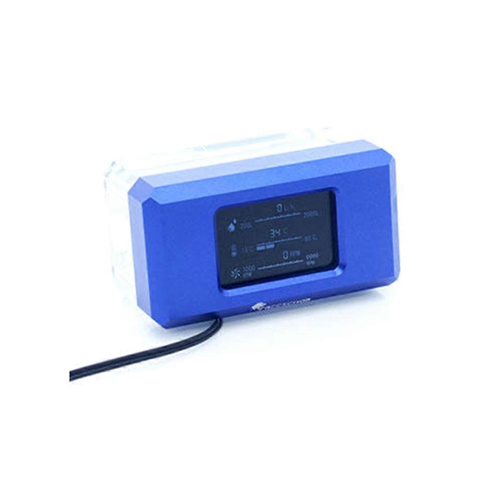 Freezemod Elektrischer Durchflussmesser Für Aio-pc-flüssigkeitskühlsysteme, Thermometer, Drehzahl- Und Temperaturüberwachung