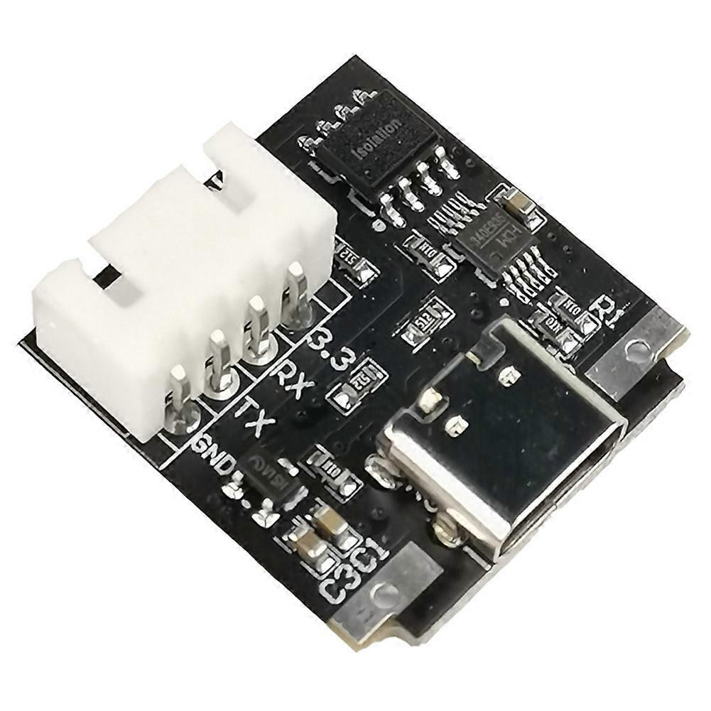 Isoliertes Usb-c-zu-uart-seriell-port-modul, Usb-zu-3,3-v-ttl-typ-c-modul, Downloadkabel, Upgrade, Industriebürste