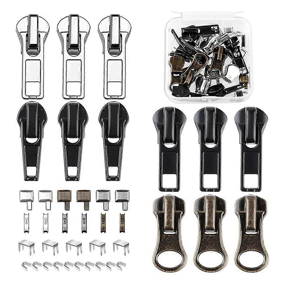 Reißverschluss-reparaturset, Reißverschluss-schieber-austauschset, Reißverschluss-zipper, Unterer Und Oberer Stopper, Reißverschluss Reparieren.