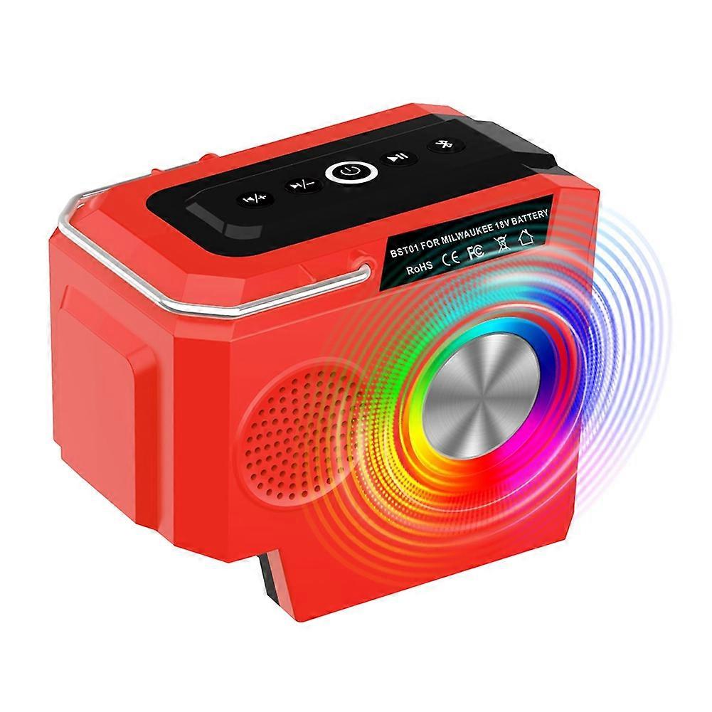 Akkubetriebener, Kabelloser Bluetooth-lautsprecher Von Milwaukee Mit Usb-typ-c-anschluss Und Tws-verstärker Für Camping Und Partys