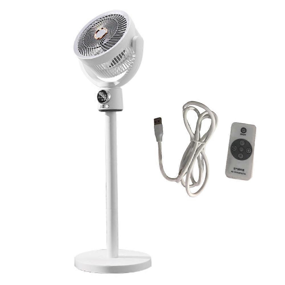 Tragbarer, Faltbarer Ventilator Mit 18650-mah-akku, Usb-fernbedienung, Leiser Und Wiederaufladbarer Standventilator, A