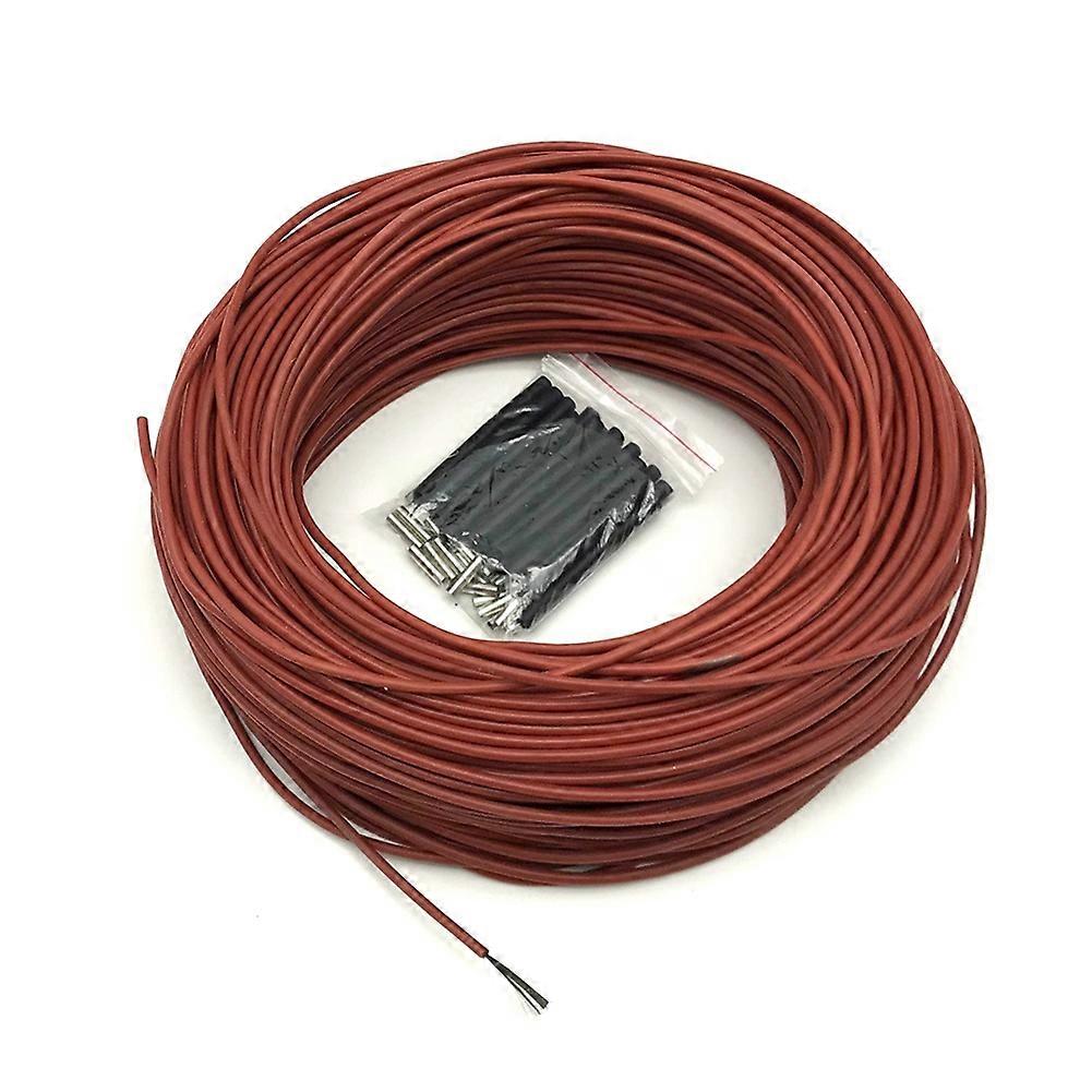 12k Heat 50m 12k 33ω/m Kohlefaser-heizkabel, 3mm Hochtemperatur-silikon-heizdraht