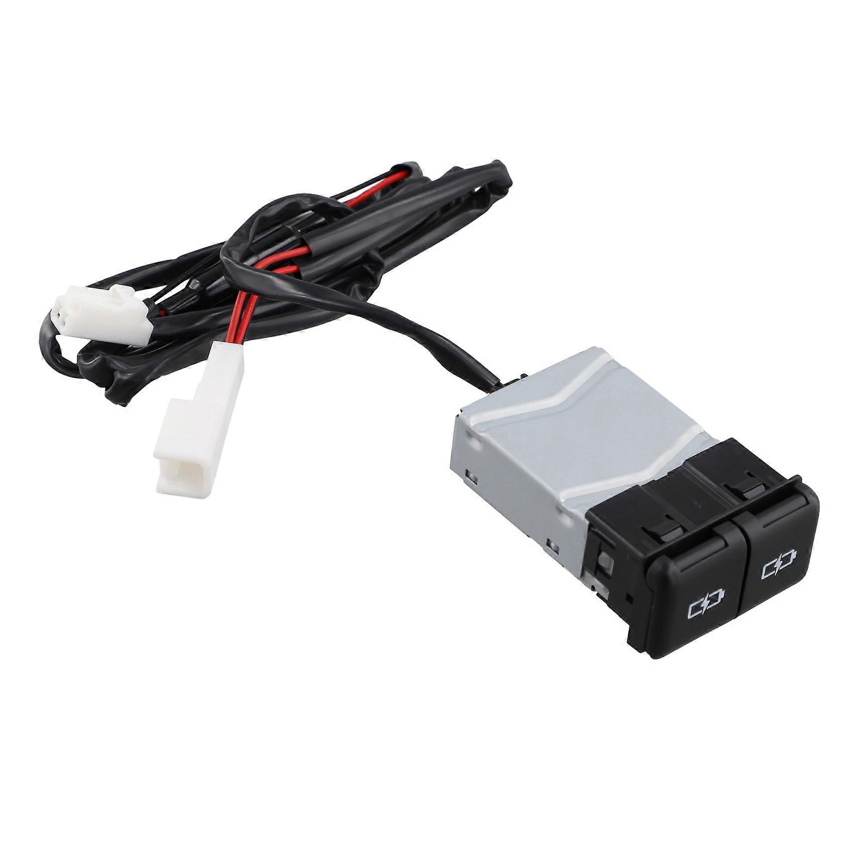 Usb Typ-c Schnellladegerät Für Toyota Sienna, Camry, Highlander, Corolla, Rav4, Land Cruiser 70 (2018-2022)