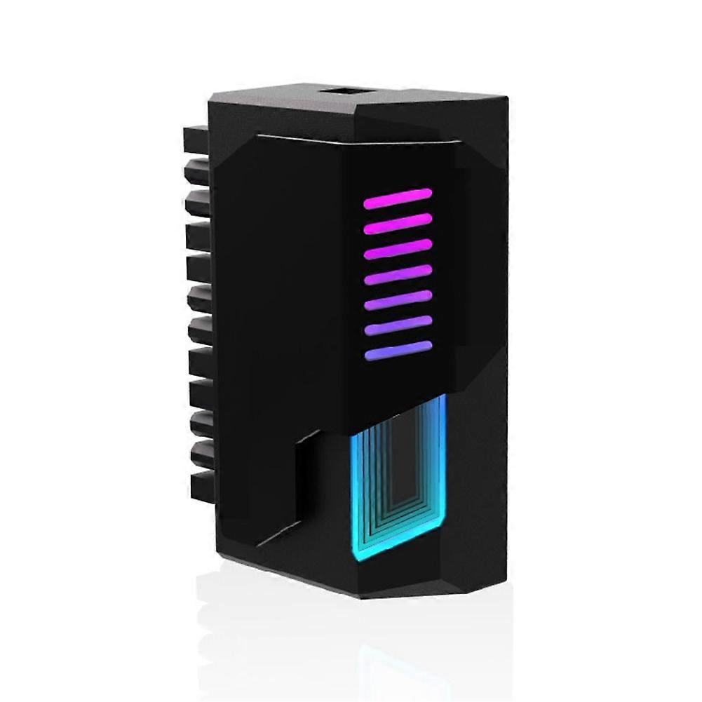 24-pin-atx-adapter, 90°-winkel, Argb, 5v-synchronisation, Für Desktop-pc-mainboards, Diy-computerzubehör, Schwarz