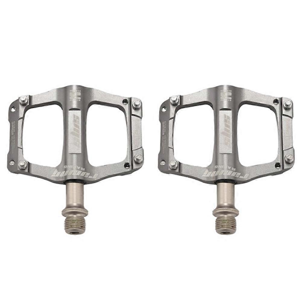 Shanmashi Ultraleichte 3-kugellager-pedale Aus Aluminiumlegierung Für Mountainbikes, Flatpedale, Ersatzteile Für Outdoor-sporträder, Titanfarbe