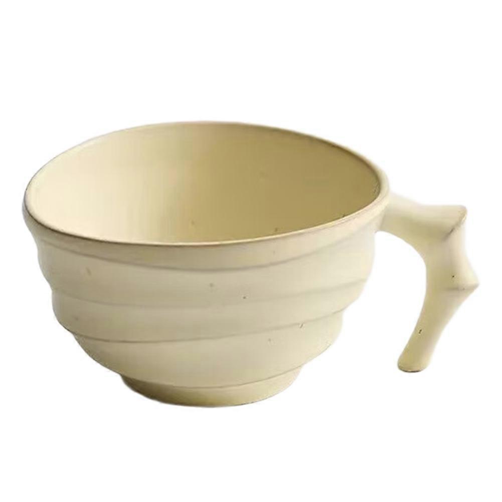 Vintage-keramikbecher, Hochwertiger Und Edler Japanischer Becher, Kaffee-/milch-/frühstücksbecher, Weiß