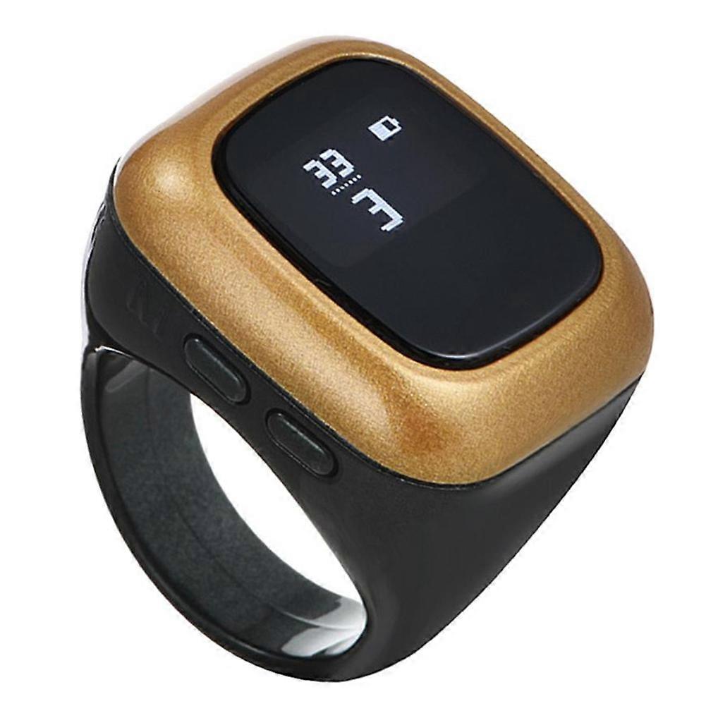 Multifunktionaler Fingergebetstimer, Ring Mit Intelligenter Digitalanzeige, Wecker, Al-fatiha-gebetstimer M