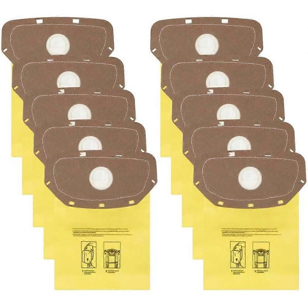 Packung Mit 10 Staubsaugerbeuteln Mit Versiegeltem Hals Ah10232 Für Hoover Mpwr 40v Akku-rucksackstaubsauger (gewerblicher Und Privater Gebrauch) Ch93619, Ch93600