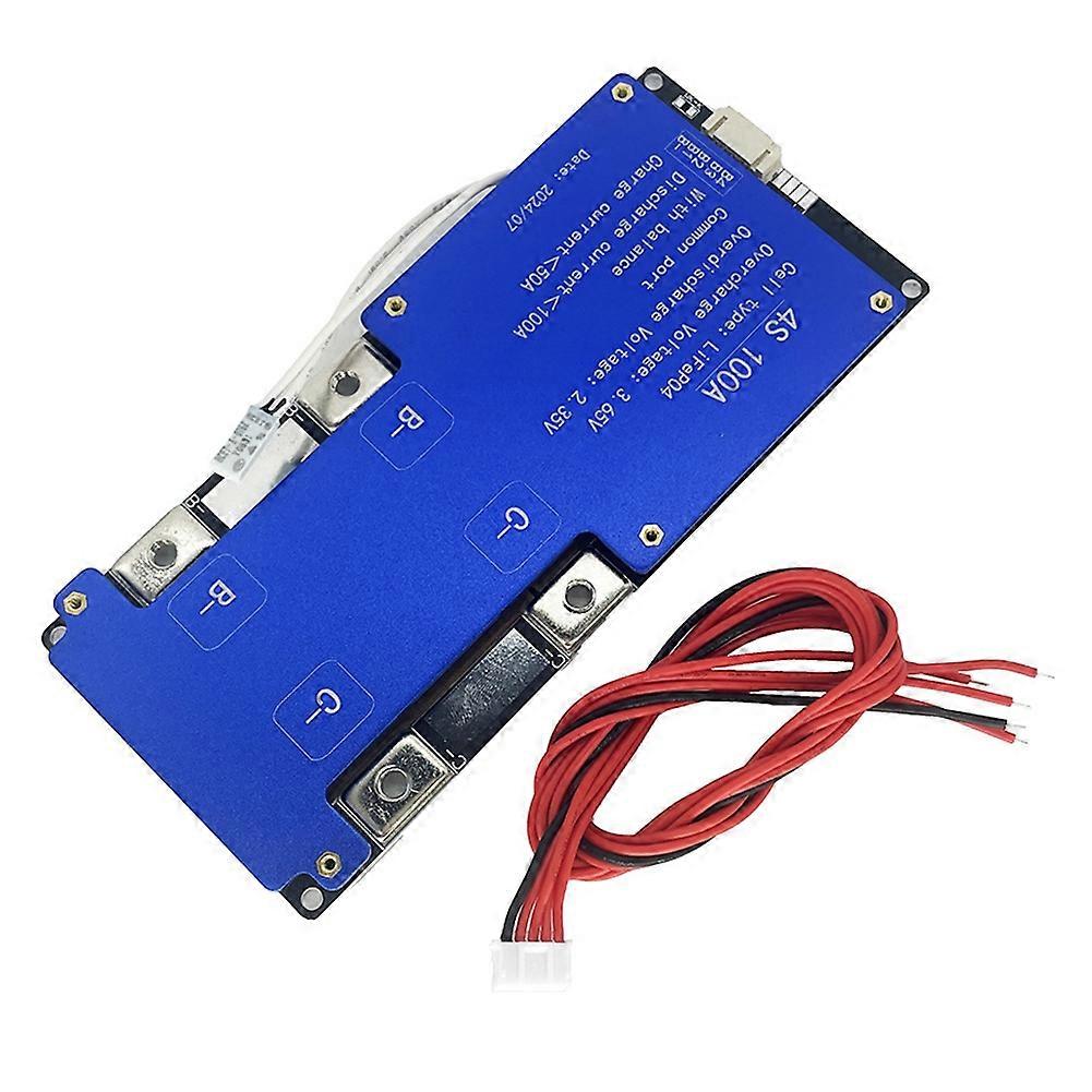 4s 12v 100a Lithium-eisenphosphat-batterieschutzschaltung Mit Bms Und Symmetrischer Last