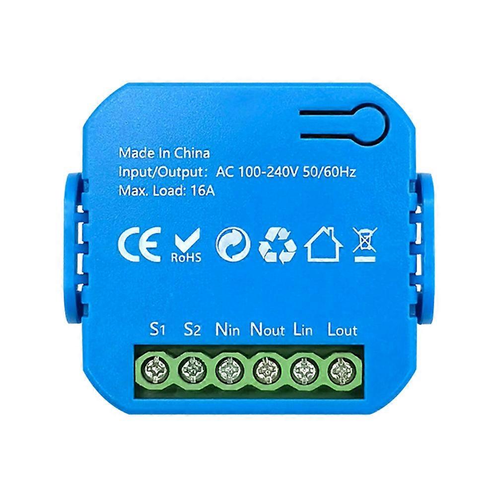 Tuya Zigbee Smart-steuermodul Für Bidirektionale Beleuchtung, Timer, Dual-steuerung, 16a, Energieverbrauchsüberwachung, Kompatibel Mit Google Home Und Alexa.