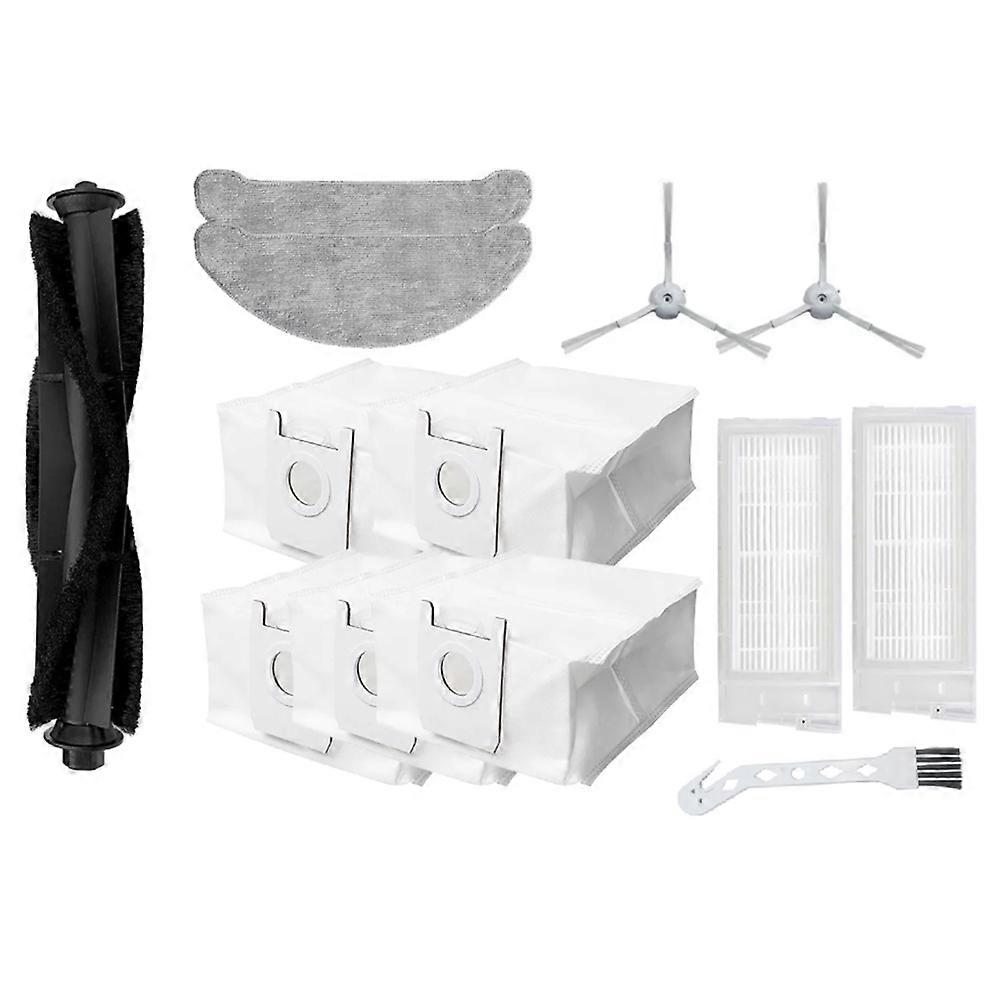 Ersatzteile Für Den Xclea H30 Plus/h40 Plus Saugroboter: Hauptseitenbürste, Hepa-filter, Reinigungstuch Und Staubbeutel.