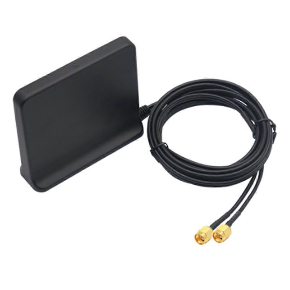 Externe Omnidirektionale Wlan-antenne 5g 4g Lte 3g Gsm Mimo Hohe Verstärkung 12 Dbi 600-6000 Mhz (schwarz Mit Ts9-adapter)
