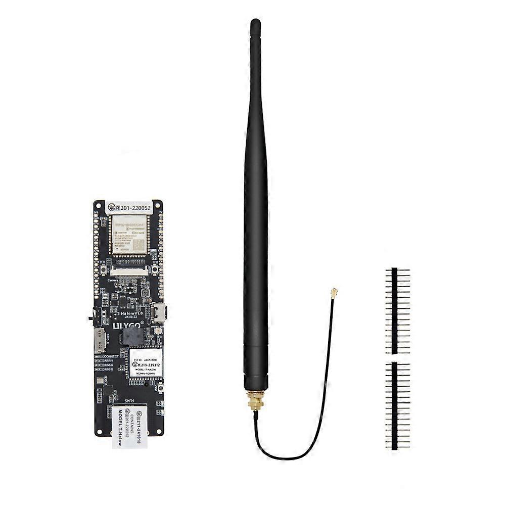 Lilygo T-halow Esp32-s3 Ethernet-entwicklungsboard Mit Wlan Und Bluetooth, 18650-akkuhalter [902–928 Mhz] 920 Mhz