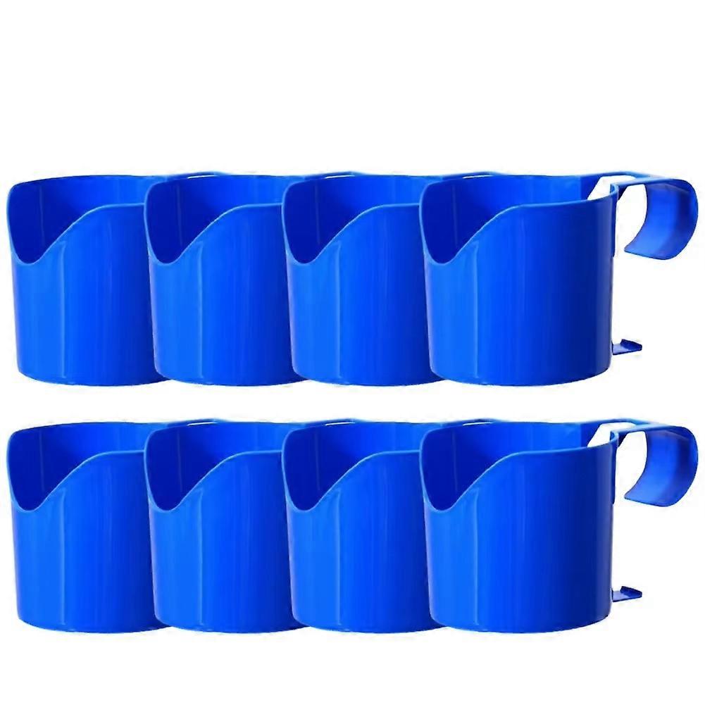 Kunststoff-poolzubehörhalter (8er-set) Zur Aufbewahrung Von Getränken, Handdesinfektionsmitteln Und Anderem Schwimmzubehör Im Freien Während Des Sommers.