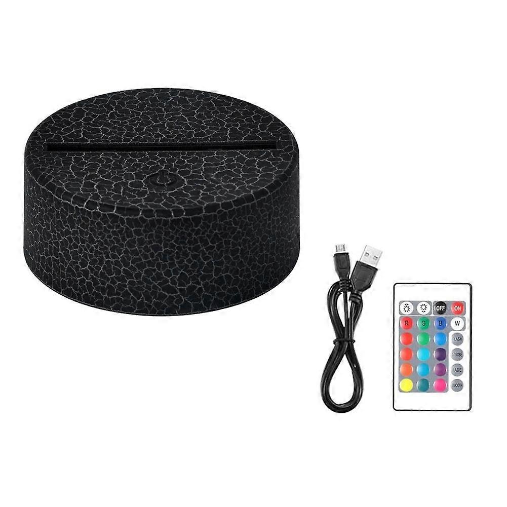 3d-leuchtsockel Mit Farbwechsel, Usb-anschluss Und Led-anzeige, Kunststoffsockel, B