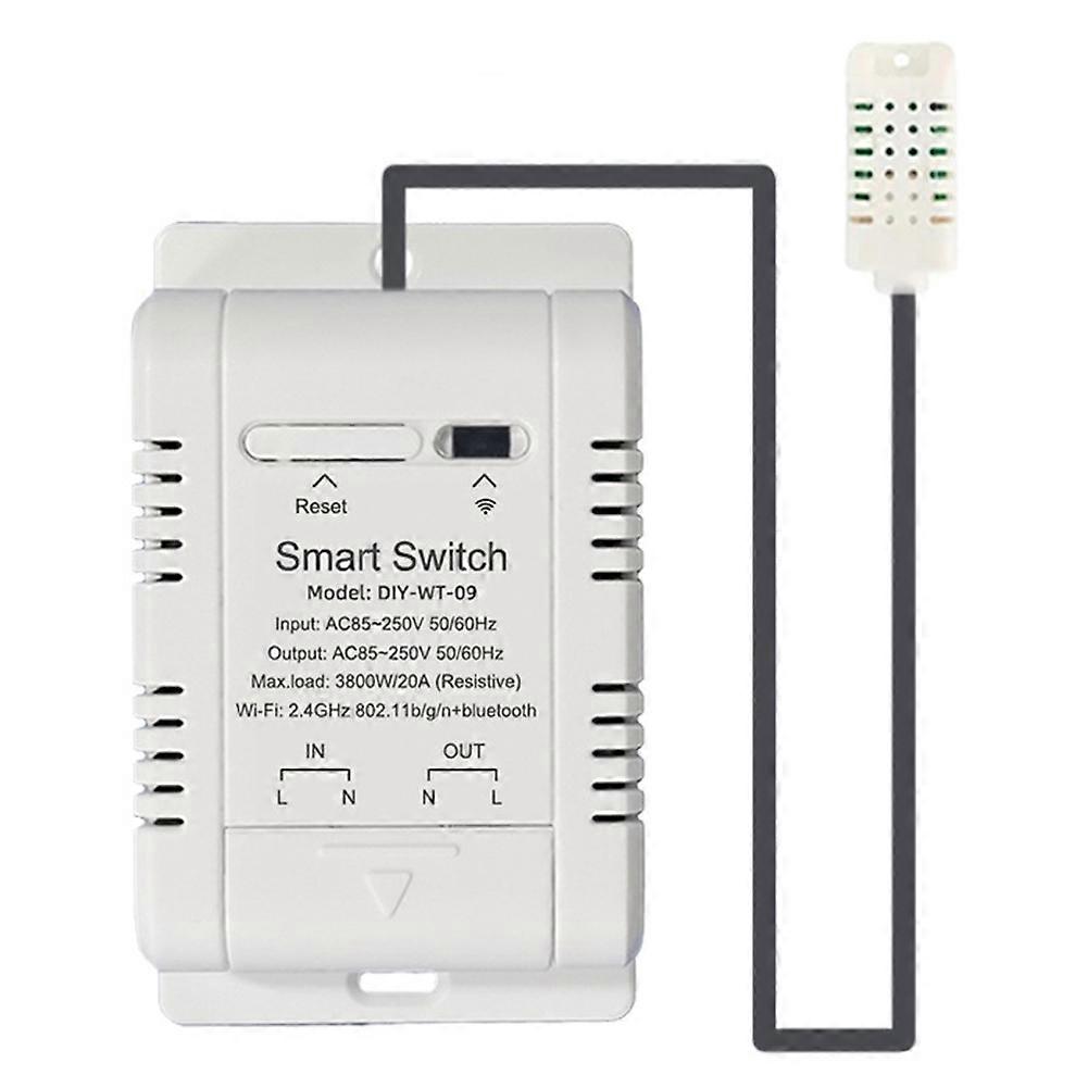 Ewelink Wlan 20a Thermostat- Und Feuchtigkeitsschalter Mit Sonde Für Gewächshäuser