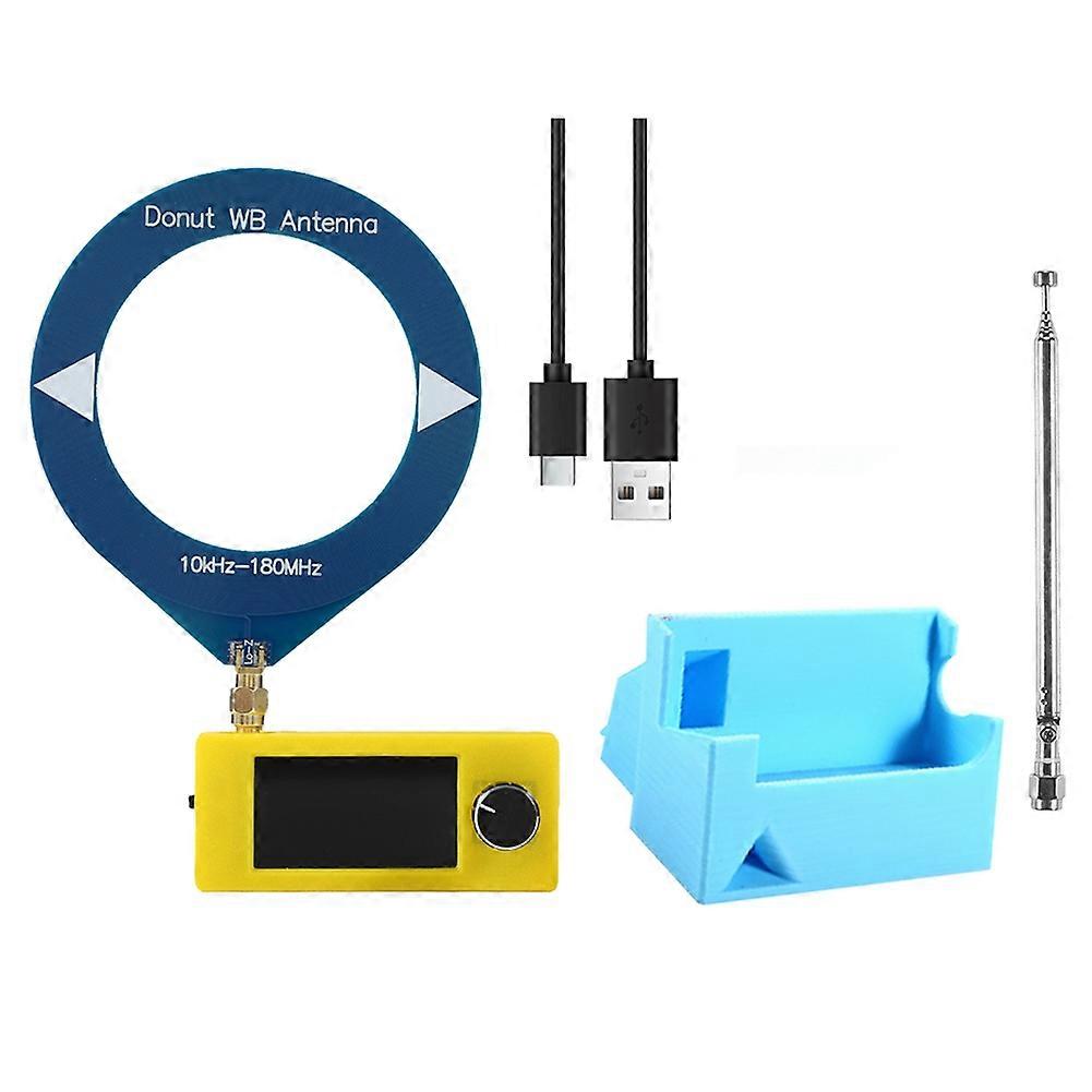 Si4732 Radioempfänger-set + Antenne + Ständer, 10–180 Mhz, 1,9-zoll-bildschirm. Si4732 Mini-kurzwellenradio Fm/am/lsb/usb.