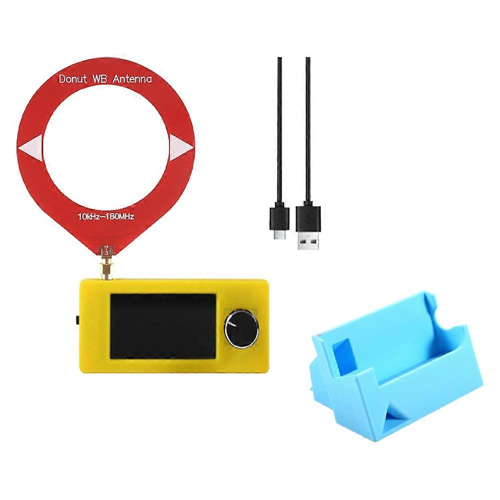 Si4732 10–180 Mhz Funkempfänger-set, 1,9-zoll-bildschirm, Fm/am/lsb/usb, Si4732 Mini-radio + 3d-ständer
